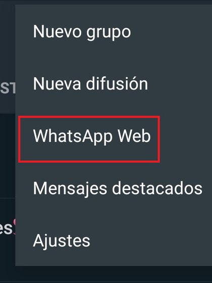 The account must be linked to the desktop app (Image: WhatsApp screenshot)
