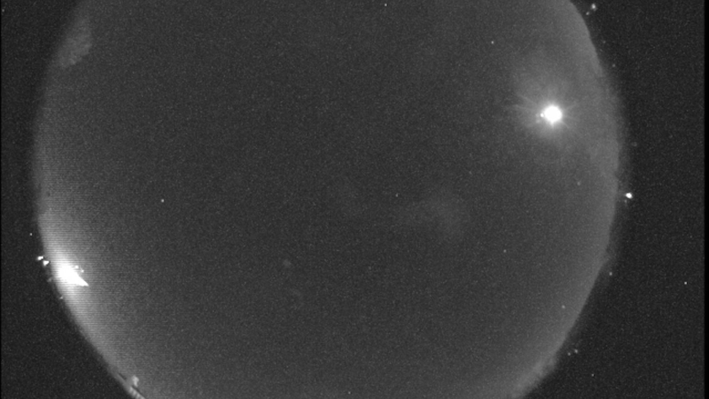 Look at the fireball that took off over the United States.