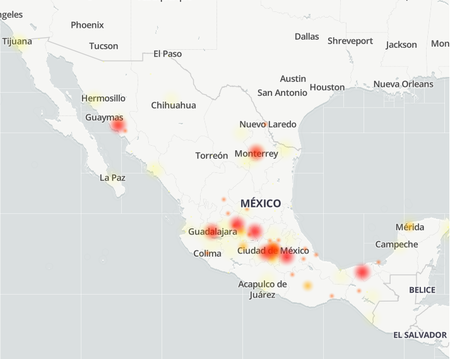 Telmex Mexico Internet Failed
