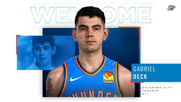 The Oklahoma City Thunder has officially announced the arrival of Gabrielle Dick, who is already in town.