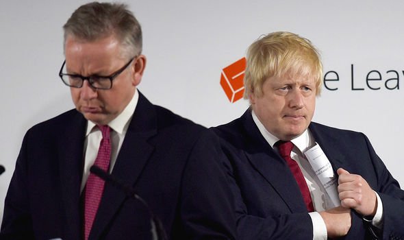 Boris Johnson and Michael Gove led the Vote Leave campaign in 2016