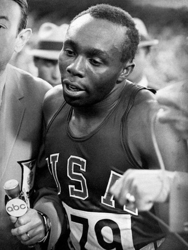 Jim Haynes at the 1968 Olympics.