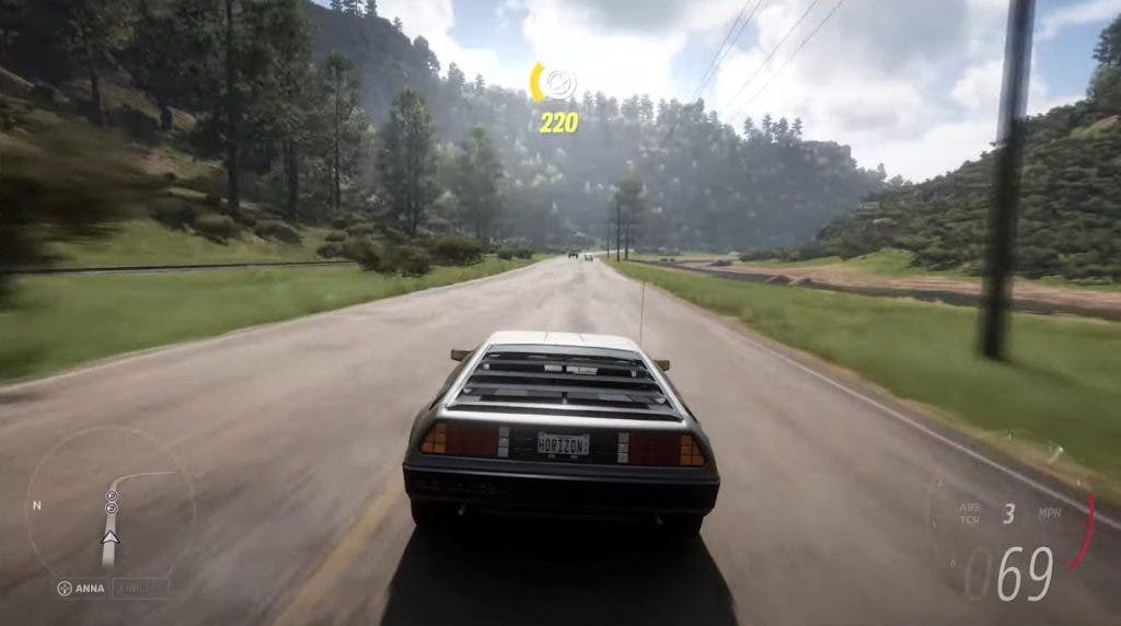 DeLorean in Forza Horizon 5