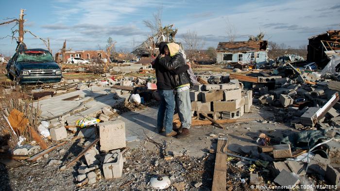 Tornado in Amerika, Mayfield, Kentucky