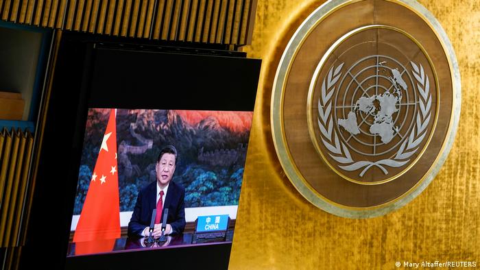 Algemeen VN-debat: Xi Jinping in beeld