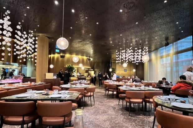 This is what Salt Bae Restaurant in London looks like from the inside.  (Photo: OpenTable)