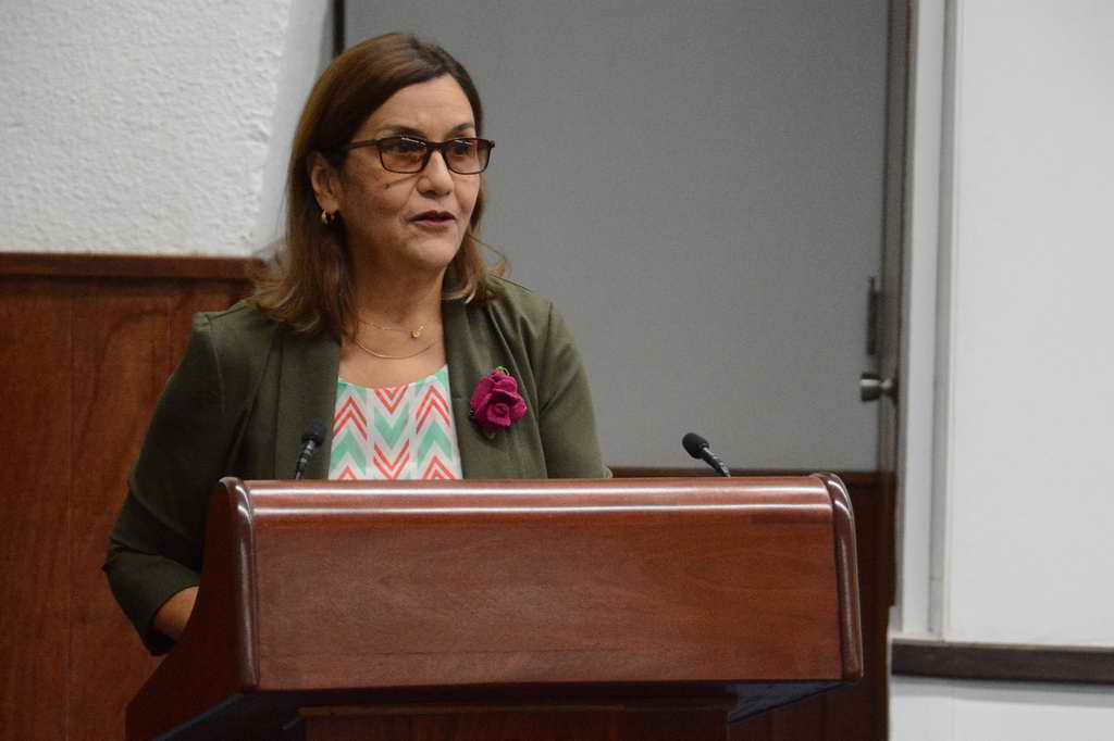 Minister of Science, Technology and Environment Elba Rosa Perez Montoya