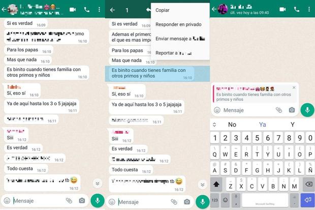 WhatsApp: cómo responder en privado a un mensaje enviado en un chat grupal |  teléfono inteligente |  tecnología |  Aplicaciones |  Aplicaciones |  Estados Unidos |  México |  na |  nnni