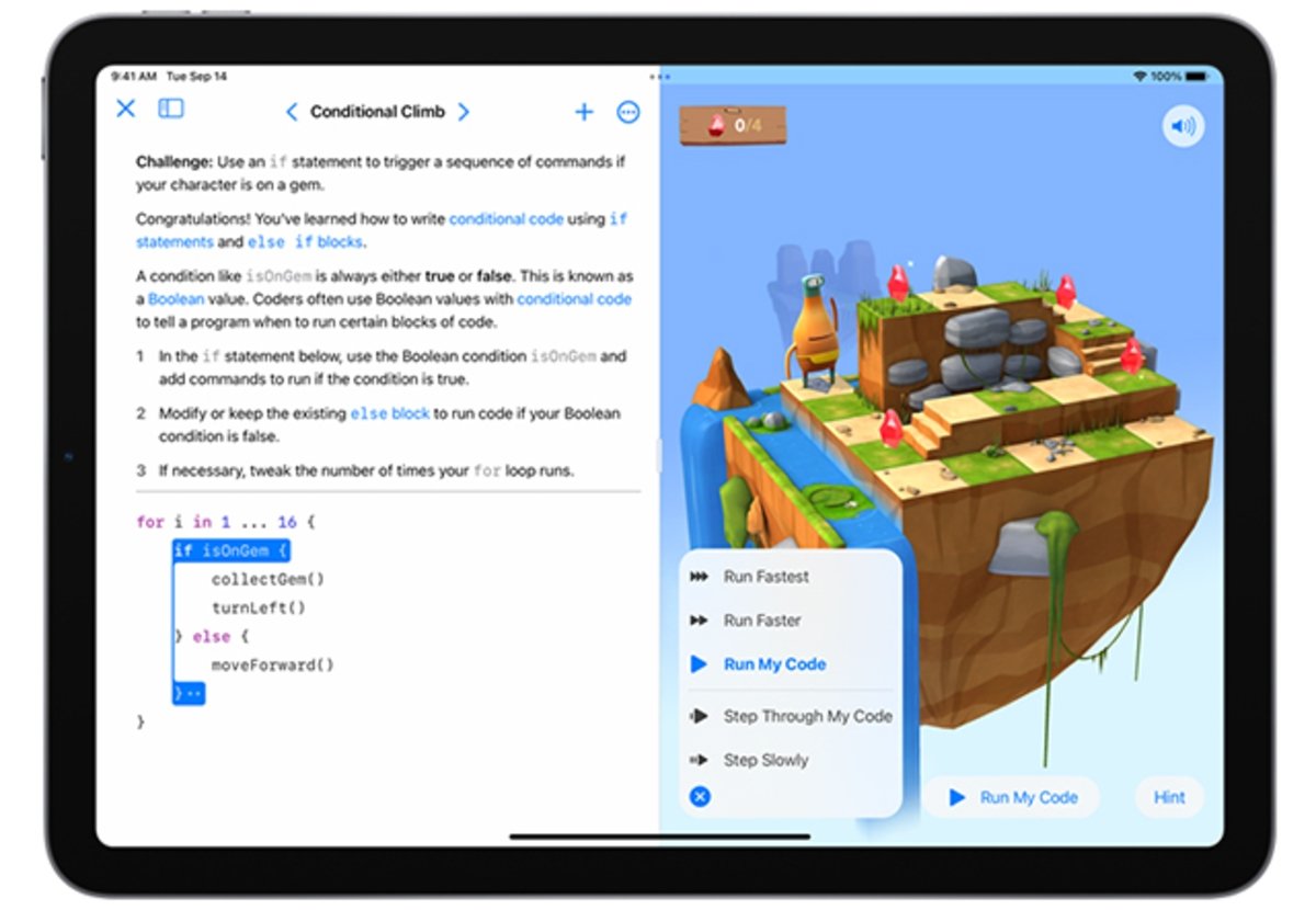 Swift Playgrounds: Build real, functional apps with puzzles