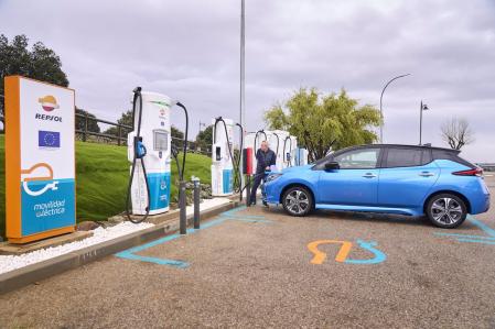 Ultra-fast charging point for electric cars in Venturada (Madrid)