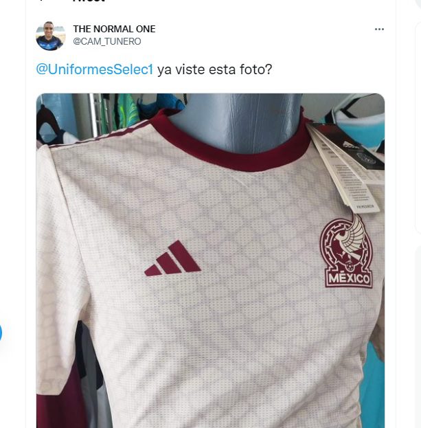 They have leaked a possible kit for the Mexico national team for Qatar 2022 (Image: Twitter / @CAM_TUNERO)