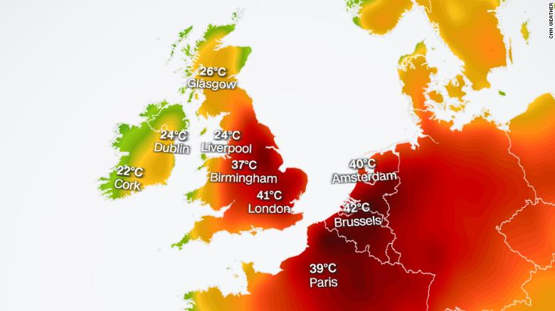UK temperature extremes