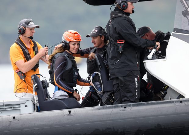 Kate Middleton wears a wetsuit