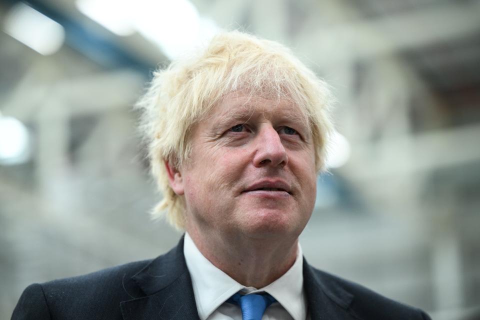 Boris Johnson sweeps Rishi Sunak and Liz Truss in UK opinion polls.  (Photo by Oli Scarff-WPA Pool/Getty Images)