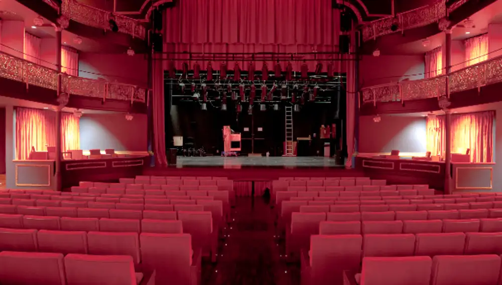 The seating area at the Zorella Theatre.  Valladolid