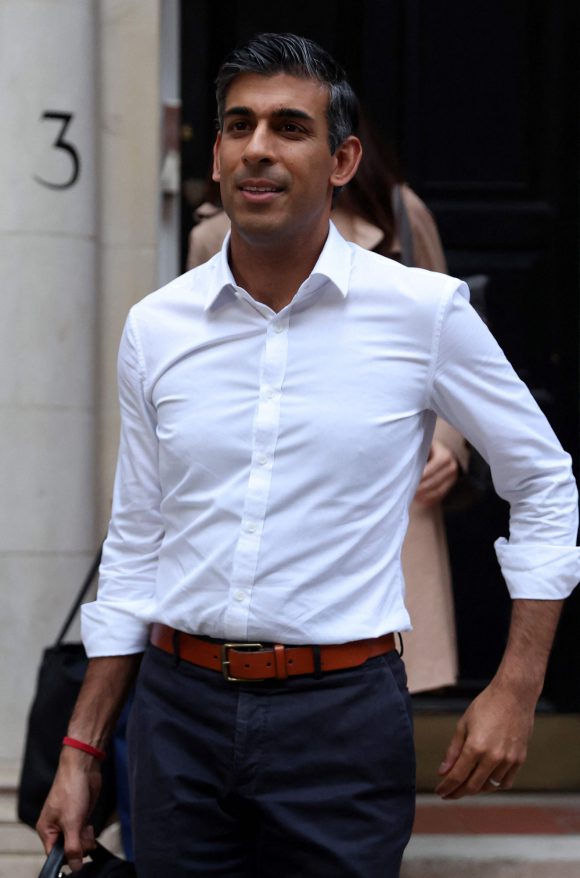 Former British Chancellor of the Exchequer, Conservative MP Rishi Sunak.  Photo: AFP.
