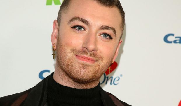 As Sam Smith arrives at KIIS FM's iHeartRadio Jingle Ball at the Los Angeles Forum in Englewood, California on December 6, 2019 (Photo: Jean-Baptiste Lacroix/AFP)
