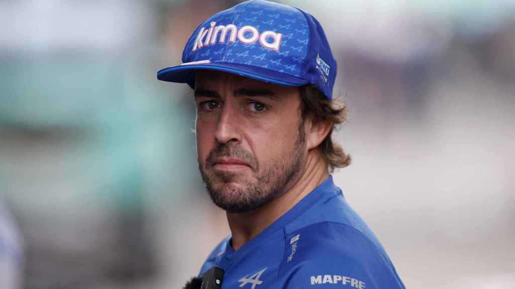 Fernando Alonso, during the Brazilian Grand Prix.