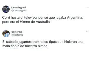 The best comments and memes about the anthems of Argentina and Australia