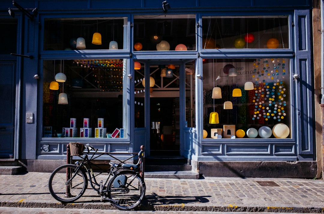Bicycles on display in a retail store, representing Halfords' cycling and motoring business