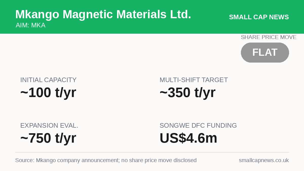 Mkango Magnetic Materials Ltd. Mining & Resources at a glance